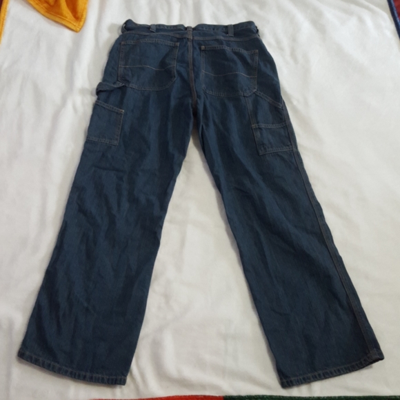 Mens blue work jeans - Picture 2 of 5